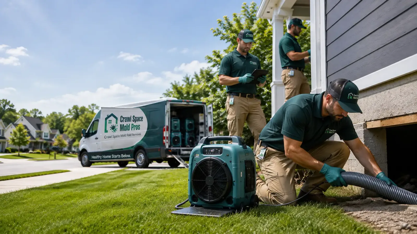 Crawl Space Mold Removal in Carey, ID